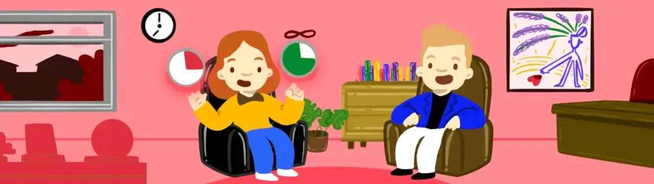 çeyrek hayat krizi yaşayan bir bireyin kararsızlık ve belirsizlik duygusunu temsil eden görsel