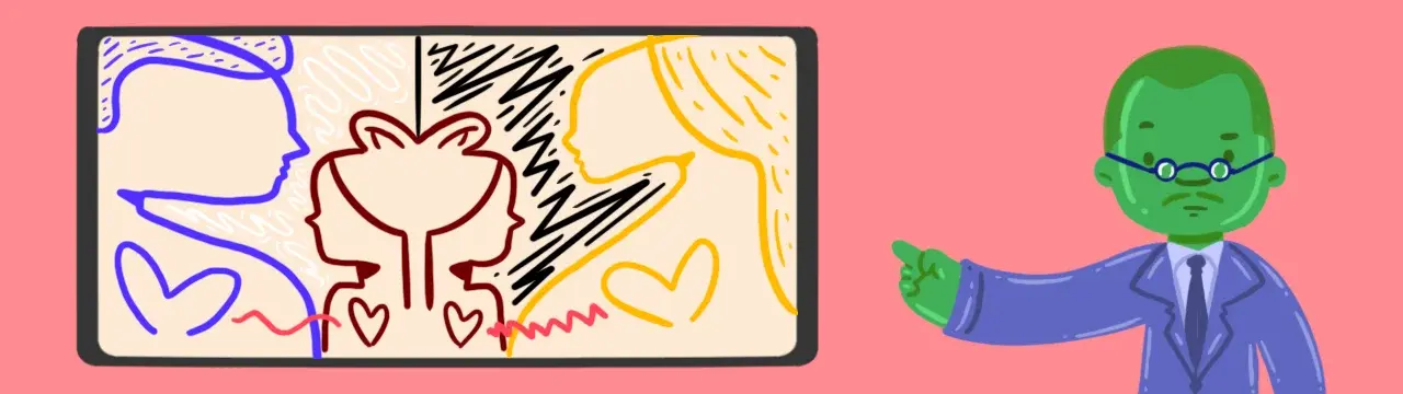 Jung ve elektra kompleksi teorisini betimleyen görsel