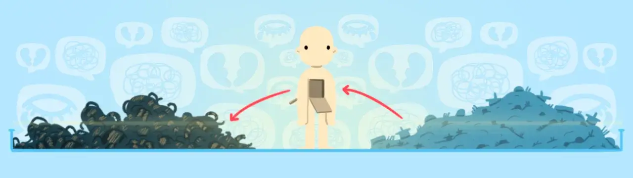 küsme ve barışmayı temsil eden elleri betimleyen görsel