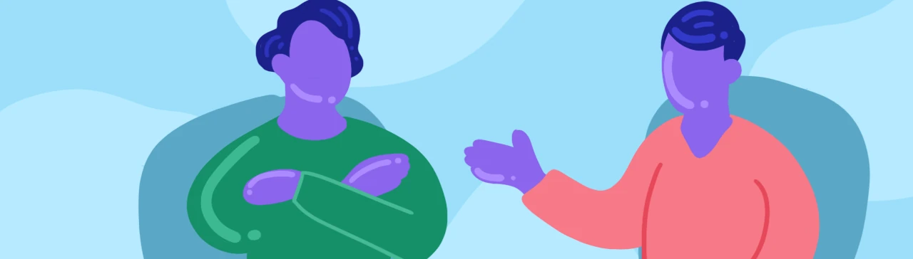 Um homem adulto com transtorno de personalidade histriônica olhando para um crânio