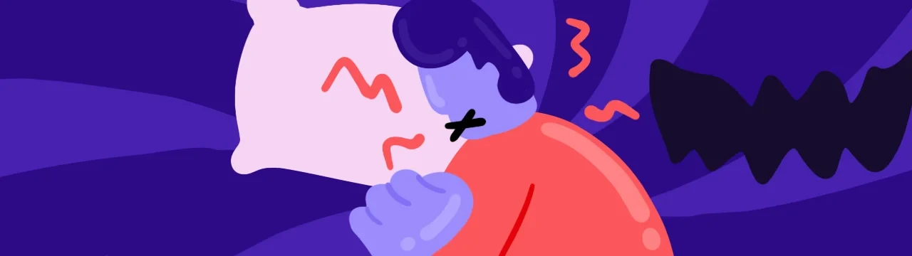 someone who has sleep paralysis while asleep
