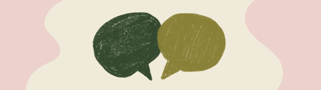 ilustración de la comunicación en pareja ante el vaginismo