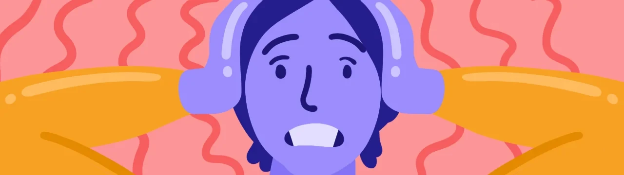 una mujer con ansiedad generalizada que experimenta ataques de pánico